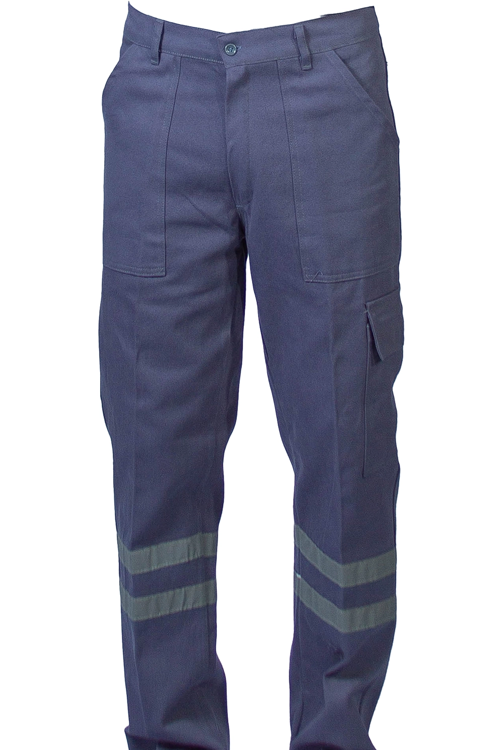 Gri Gabardin Reflektörlü Pantolon Gri gabardin reflektörlü pantolon – iş güvenliği ve konfor bir arada