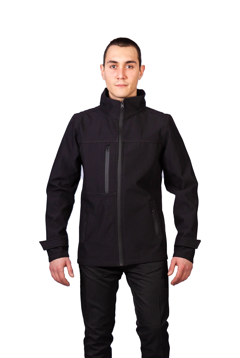 Siyah SoftShell Mont Siyah SoftShell mont – dayanıklı kumaş ve fonksiyonel tasarım