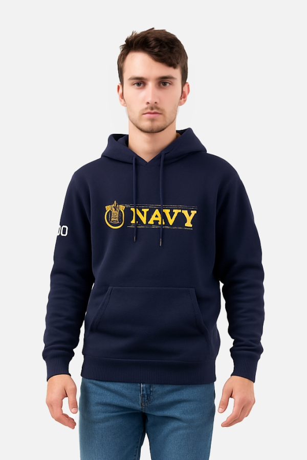 Lacivert Kapüşonlu Sweatshirt - PRS2854