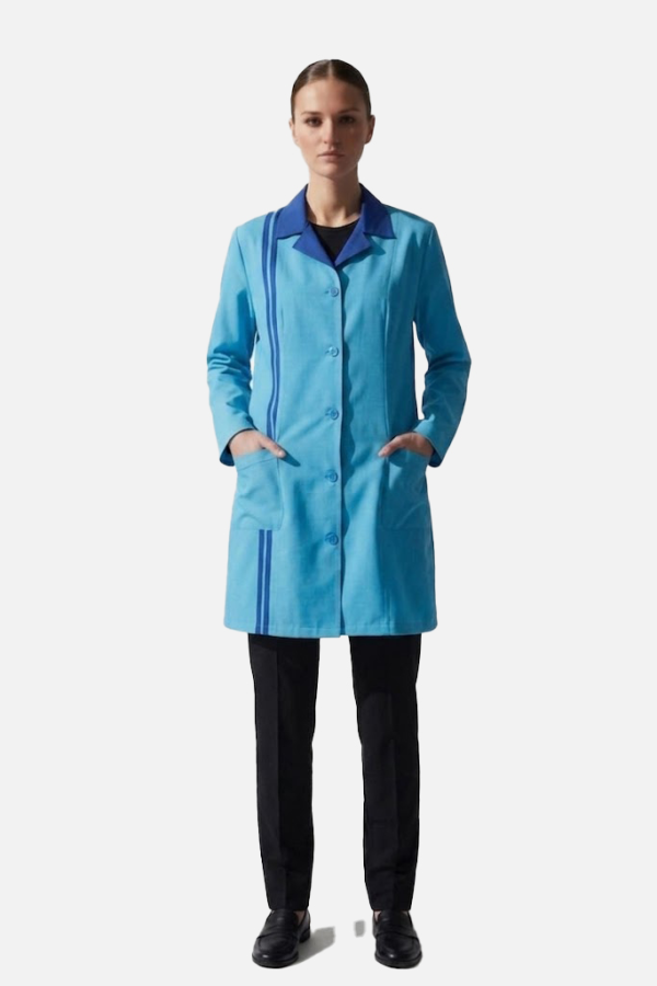 Modern İş ve Öğretmen Önlüğü Mavi PRS15826