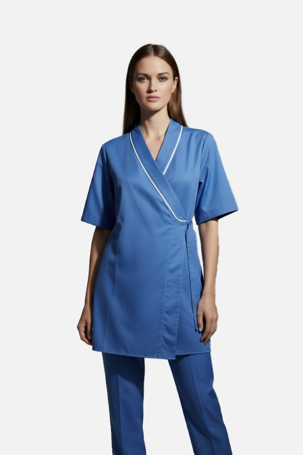 Modern Kimono Tunik Açık Mavi PRS18313