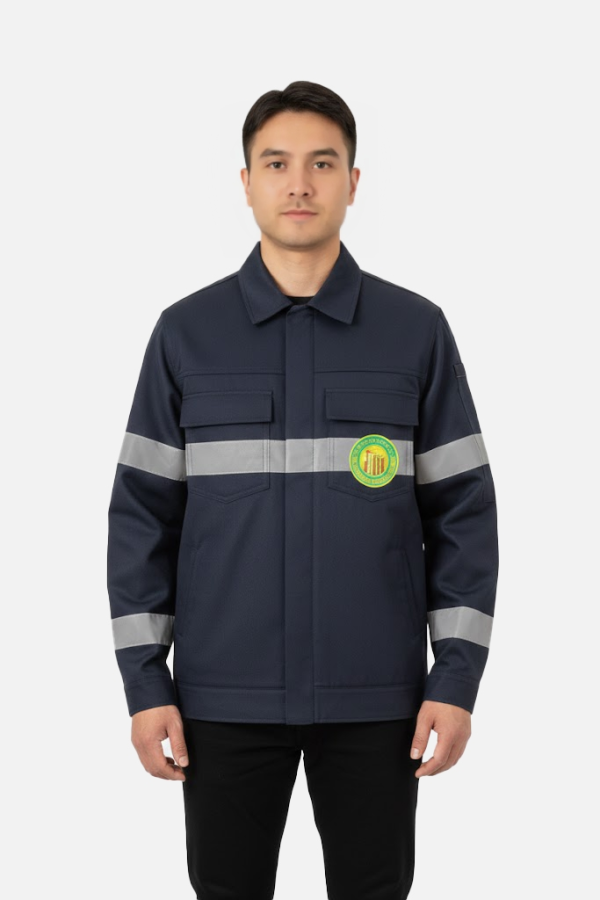 Reflektörlü Teknik İş Montu Lacivert PRS22224